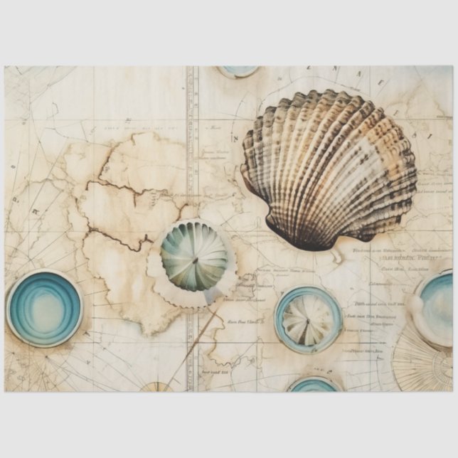 Papel De Seda Um Chique da Série Náutica 9 (Frente )