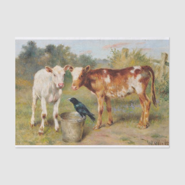 Papel De Seda Um convidado inesperado de Herbert William Weekes (Frente )