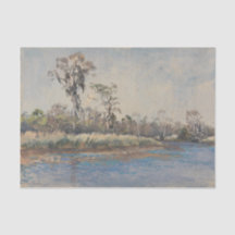 Um Creek no Wilmington NC Decoupage Paper