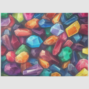 Papel De Seda Um Desenho Colorido da Série Gem 5