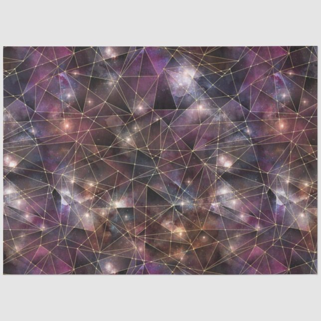 Papel De Seda Um Design 11 da Série Cristal Midnight (Frente )