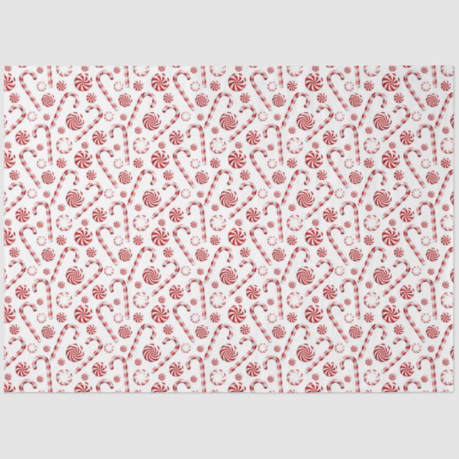 Papel De Seda Um Design 12 da Série Peppermint Spice (Frente )