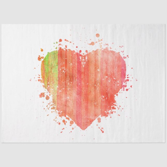 Papel De Seda Um Design 13 da série 13 do Arco-Íris, Neon Distre (Frente )