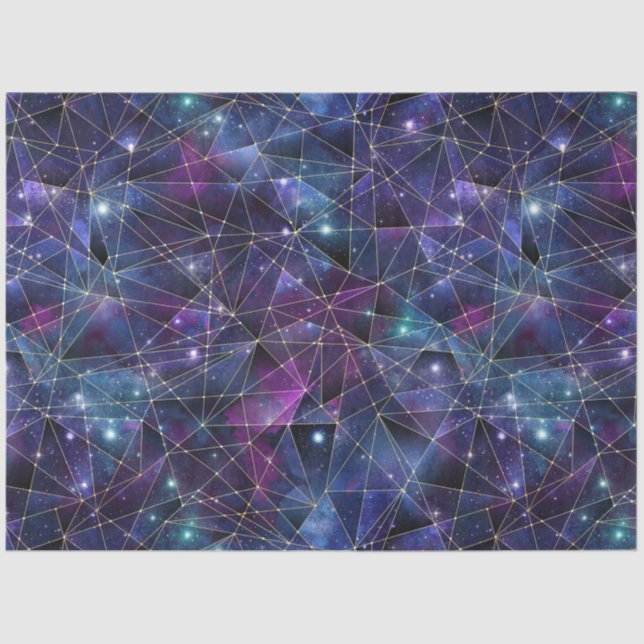 Papel De Seda Um Design 14 da Série Cristal Midnight (Frente )