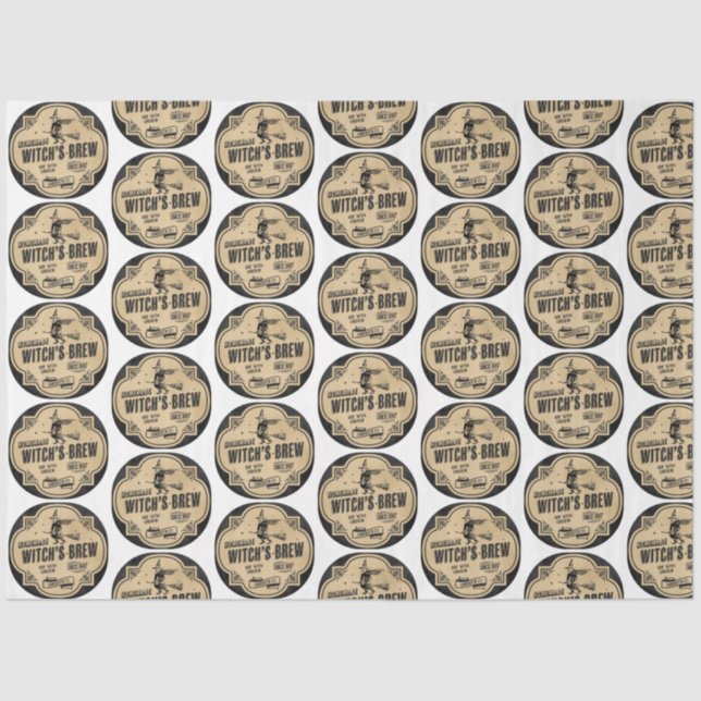 Papel De Seda Um Design 16 da Série Apothecary and Potion Label (Frente )