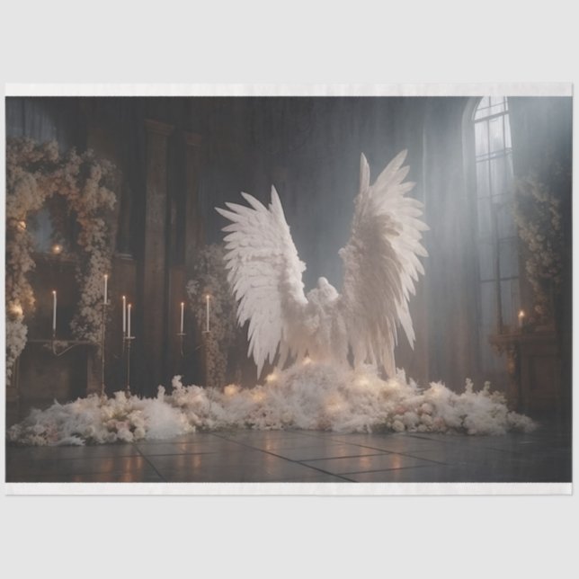 Papel De Seda Um Design 1 da série White Angel (Frente )