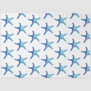 Papel De Seda Um Design 2 azul Bonito