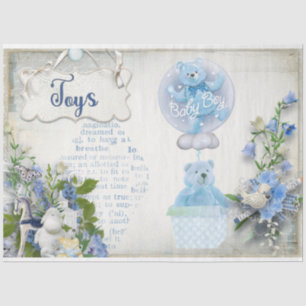 Papel De Seda Um Design 4 da série Baby Boy