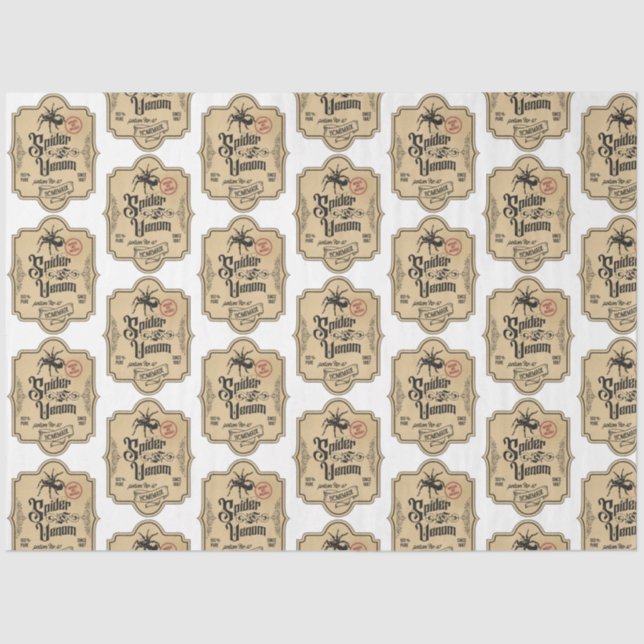 Papel De Seda Um Design da série Apothecary and Potion Label 29 (Frente )