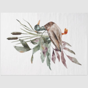 Papel De Seda Um Design da Série Autumn Animal and Floral 31