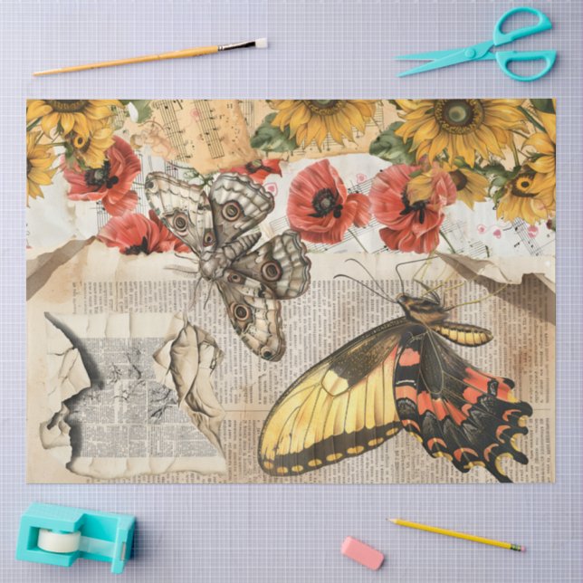 Papel De Seda Um design da série de Páscoa da Ephemera #2 (Arte )