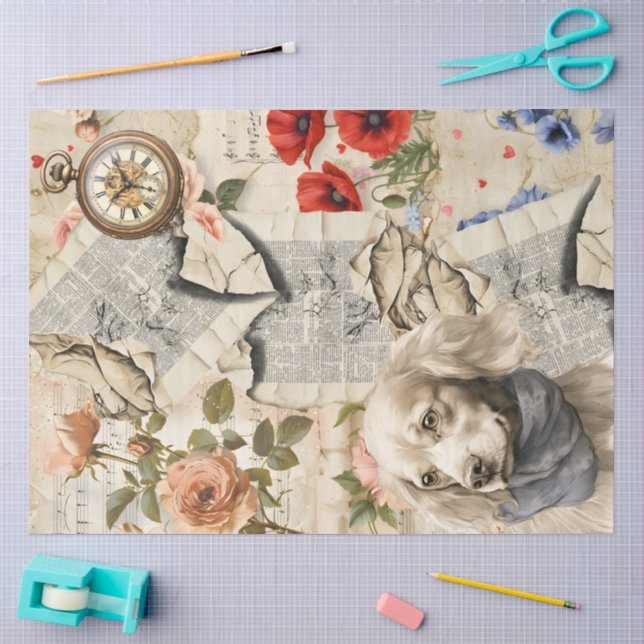 Papel De Seda Um design da série de Páscoa da Ephemera #27 (Arte )
