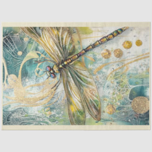 Papel De Seda Um Design da Série Dragonfly Artista #10