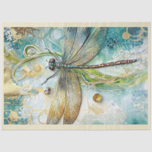 Papel De Seda Um Design da Série Dragonfly Artística nº 13