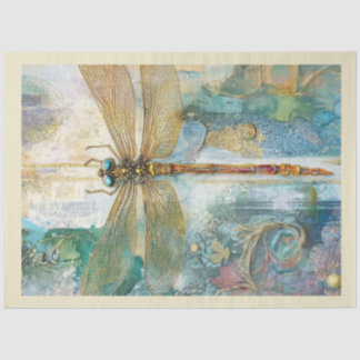 Papel De Seda Um Design da Série Dragonfly Artística nº 14