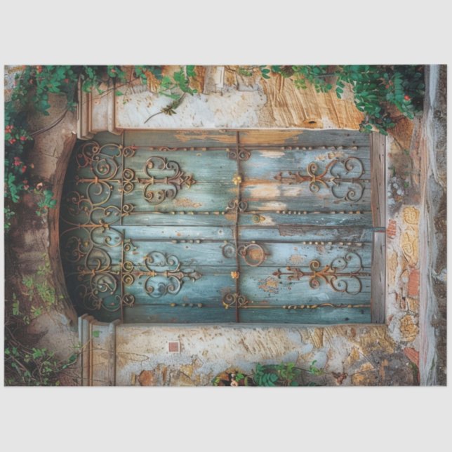 Papel De Seda Um Design da série russa de porta italiana nº 5 (Frente )