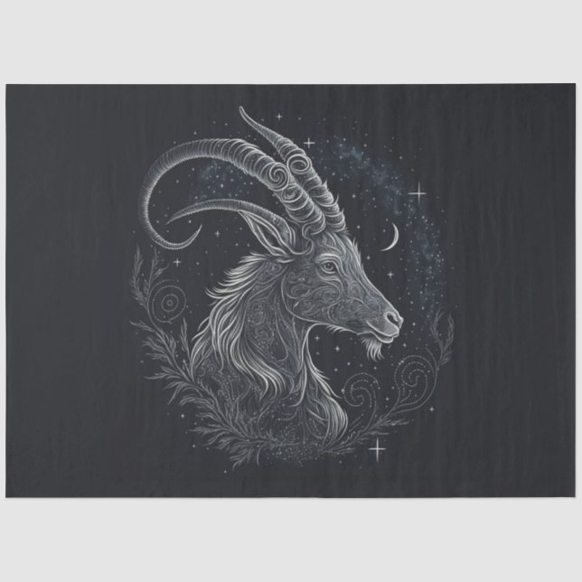 Papel De Seda Um Design da Série Zodiac 2 Tissue Paper (Frente )