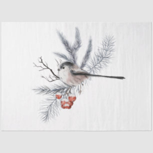 Papel De Seda Um Design de Natal da Série Pássaro 6