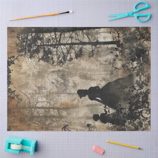 Papel De Seda Um Design de Série Mãe Gótica #6 (Arte )