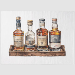 Papel De Seda Um Design de Whiskey Série 14 Vintage