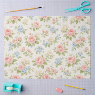 Papel De Seda Um Design Floral Elástico #13