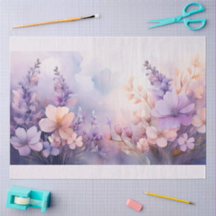 Papel De Seda Um Design Floral Sonhador #12
