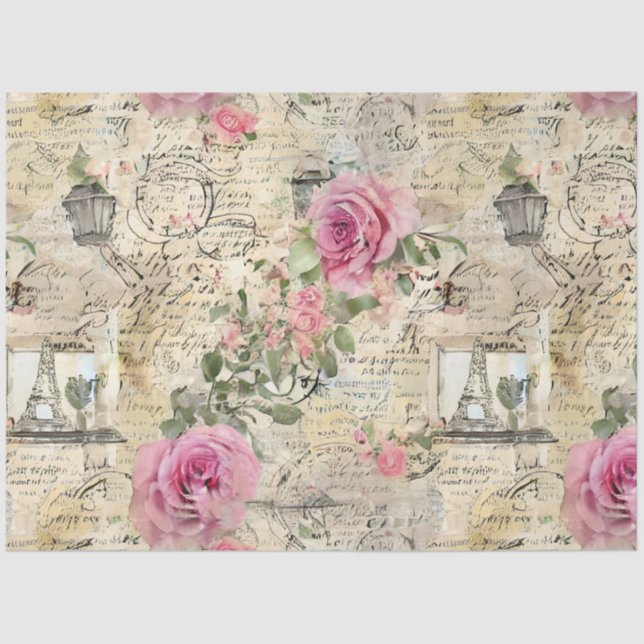 Papel De Seda Um Design francês Ephemera, série 14 (Frente )