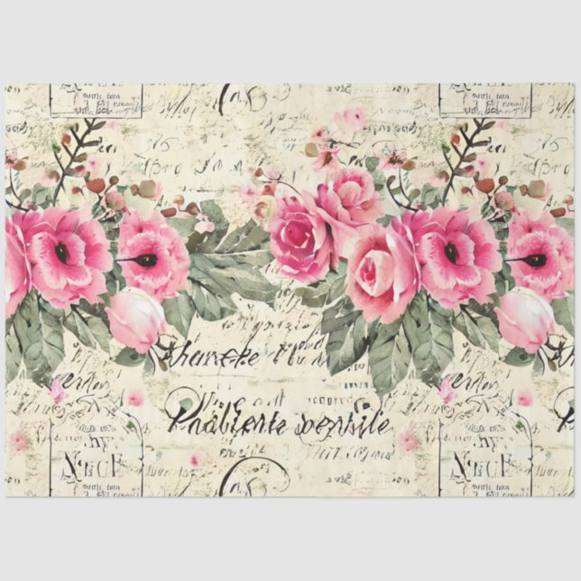 Papel De Seda Um Design francês Ephemera, série 15 (Frente )