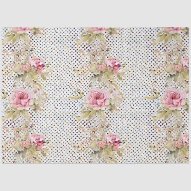 Papel De Seda Um Design francês Ephemera Série 7 (Frente )