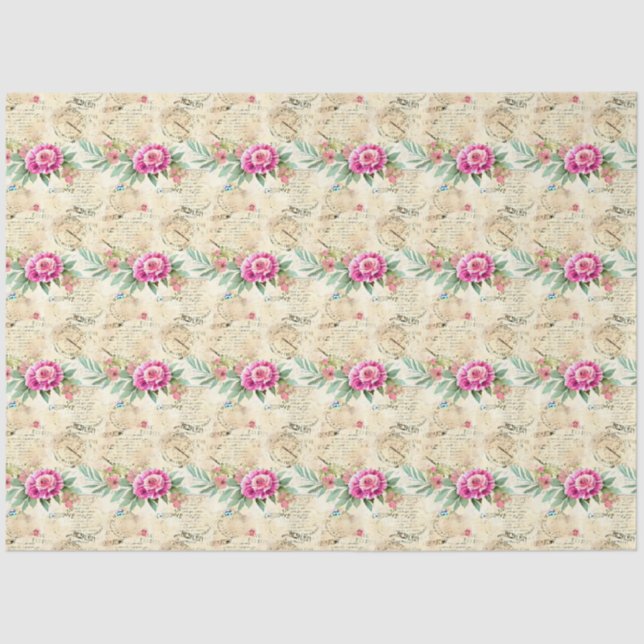 Papel De Seda Um Design francês Ephemera Series 13 (Frente )