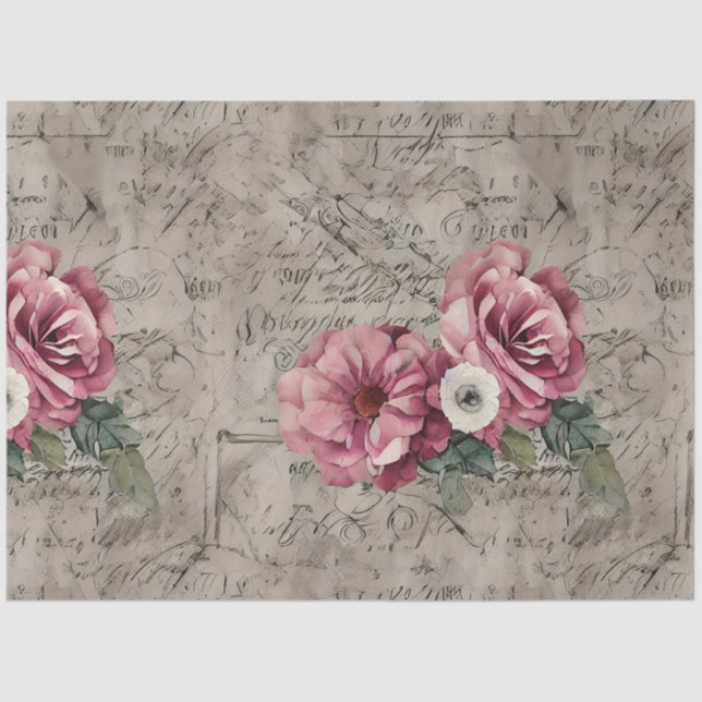 Papel De Seda Um Design francês Ephemera Series 21 (Frente )