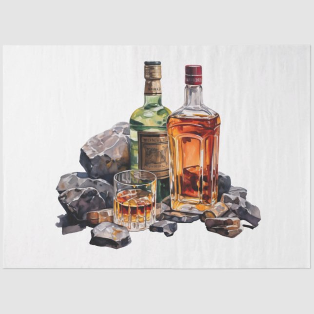 Papel De Seda Um Design Whiskey série 3 (Frente )