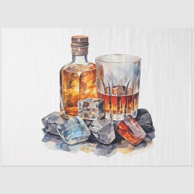 Papel De Seda Um Design Whiskey série 5 (Frente )