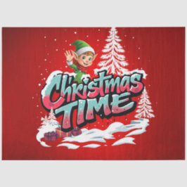 Papel De Seda Um elfo animado