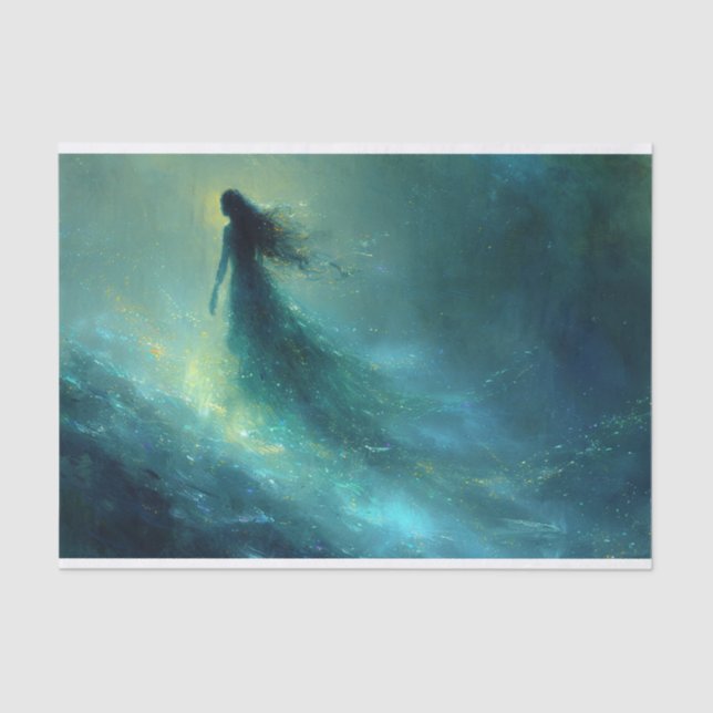 Papel De Seda Um Espírito Água Fantasma (Frente )