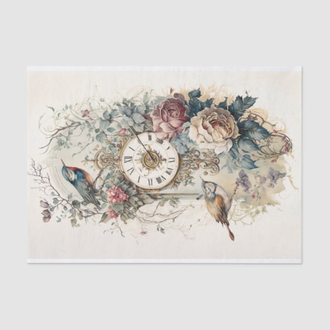 Papel De Seda Um Estudo em Rosas e Tempo 5 (Frente )