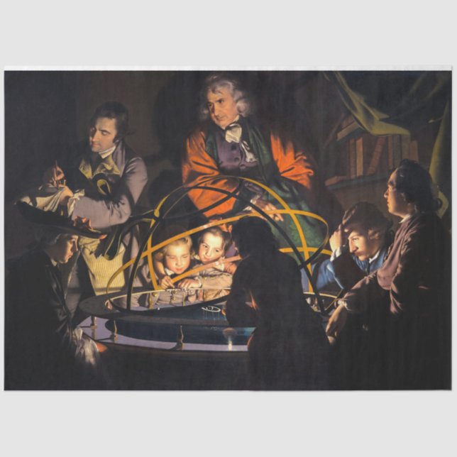 Papel De Seda Um Filósofo lecionando no Sistema Solar da Oraria (Frente )