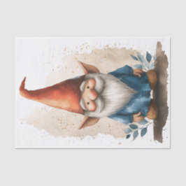 Papel De Seda Um Gnomo Adorável