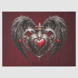 Papel De Seda Um incrível coração gótico