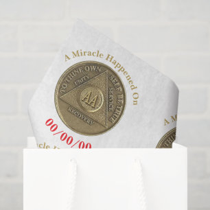 Papel De Seda Um Milagre Aconteceu Na DATA PERSONALIZADA Sober A