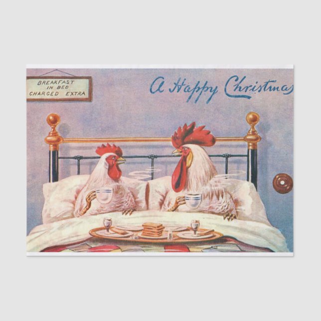 Papel De Seda Um Natal De Frango (Frente )