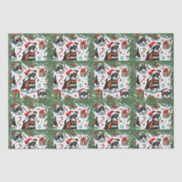 Papel De Seda Um Natal Muito Schnauzer