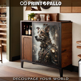 Papel De Seda Um Steampunk Jack Russell Terrier