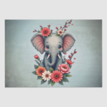 Um toque do verão: O bebê elefante