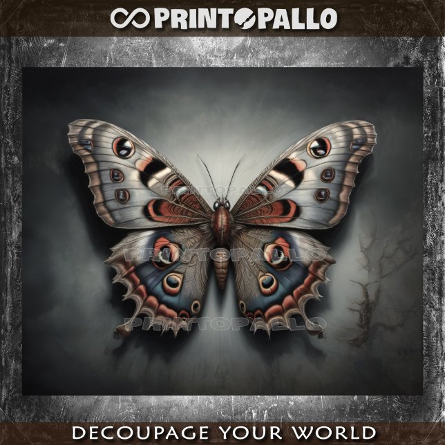 Papel De Seda Uma borboleta de mariposa noturna, como seus pensa (Criador carregado)