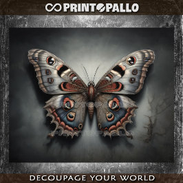 Papel De Seda Uma borboleta noturna, como os seus pensamentos -