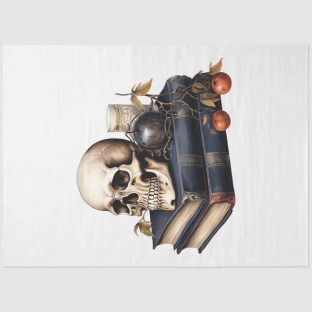 Papel De Seda Uma coleção de Design de Halloween 18 (Frente )