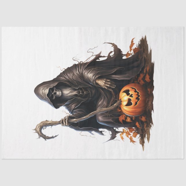 Papel De Seda Uma coleção de Design de Halloween 22 (Frente )