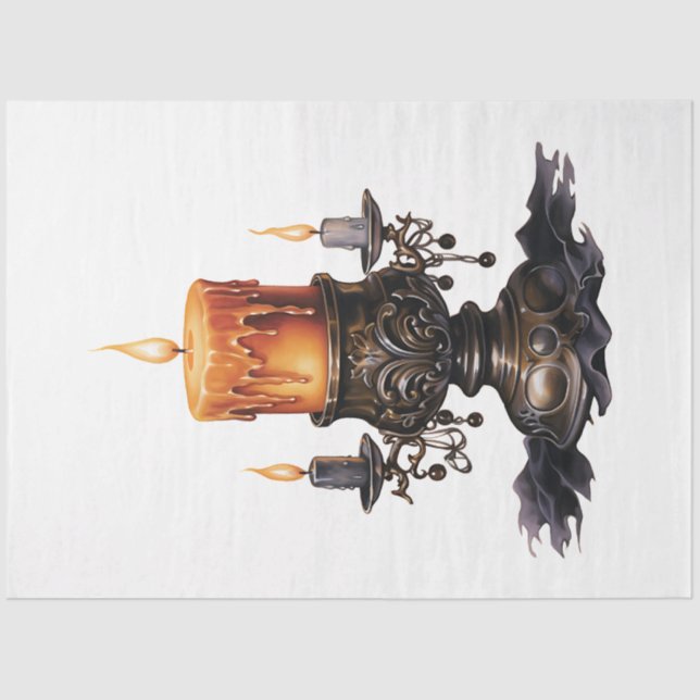 Papel De Seda Uma coleção de Design de Halloween 23 (Frente )