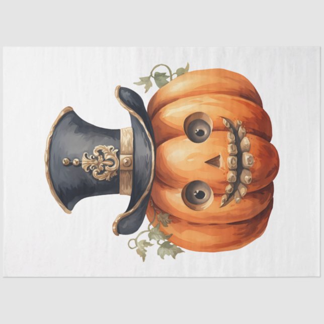Papel De Seda Uma coleção de Design de Halloween 28 (Frente )